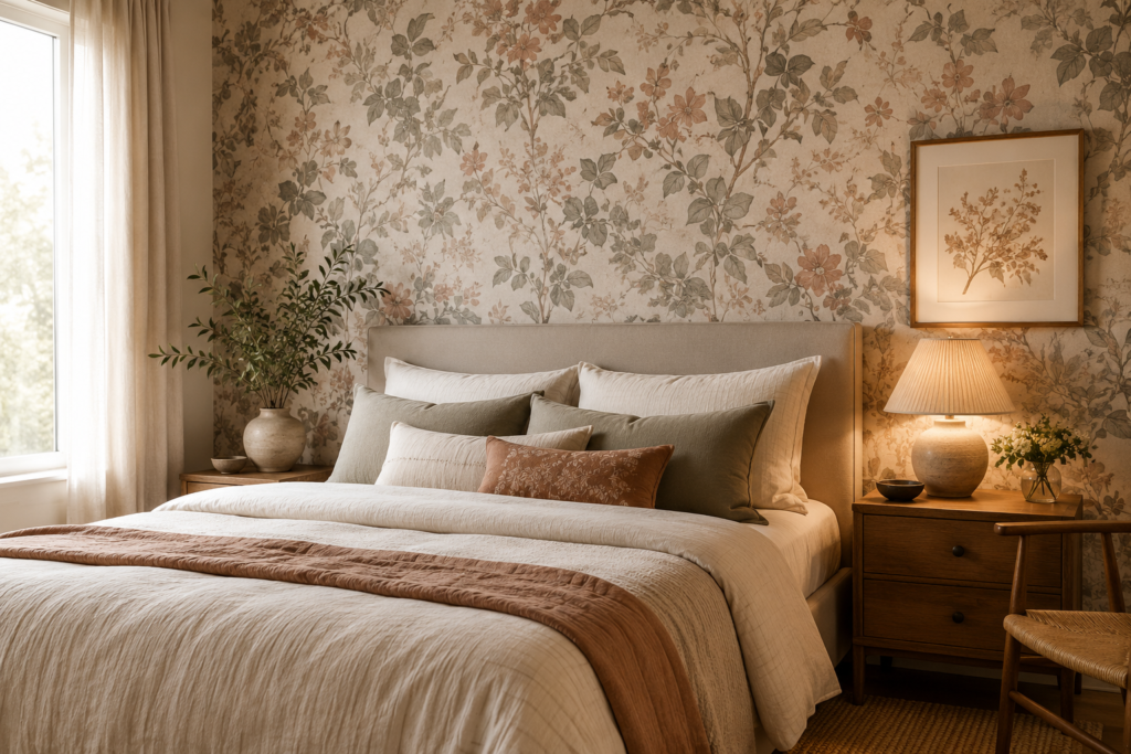 wallpaper decor for bedroom