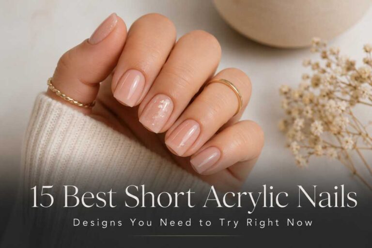 15 Best Short Acrylic Nails You Need to Try Right Now