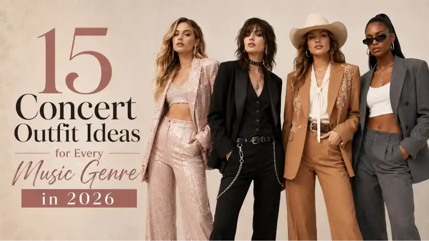 15 Concert Outfit Ideas for Every Music Genre in 2026