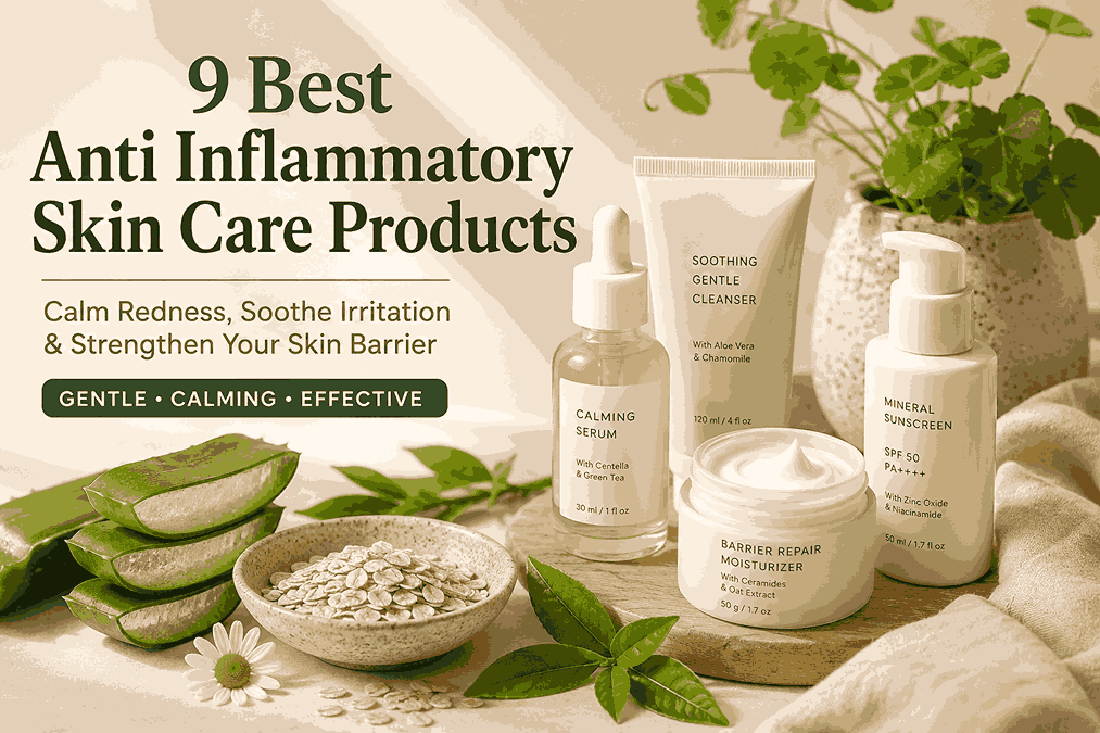 anti inflammatory skin care products for sensitive red skin