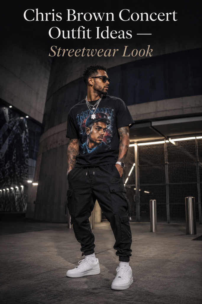 Chris Brown Concert Outfit Ideas — Streetwear Look