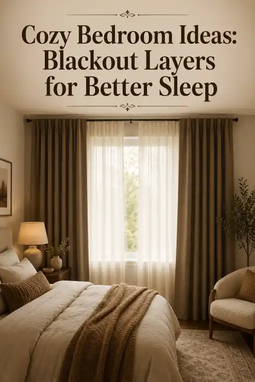 Cozy Bedroom Ideas Blackout Layers for Better Sleep