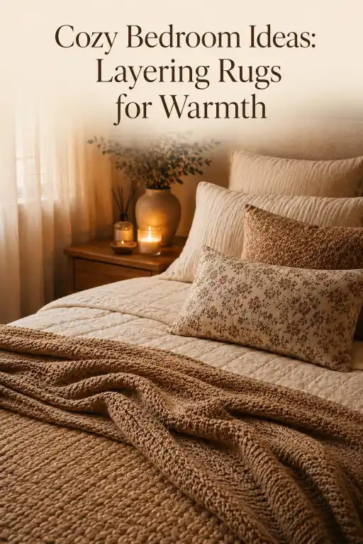 Cozy Bedroom Ideas Layering Rugs for Warmth