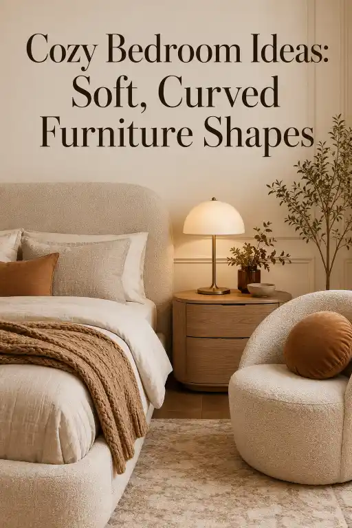 Cozy Bedroom Ideas: Soft, Curved Furniture Shapes