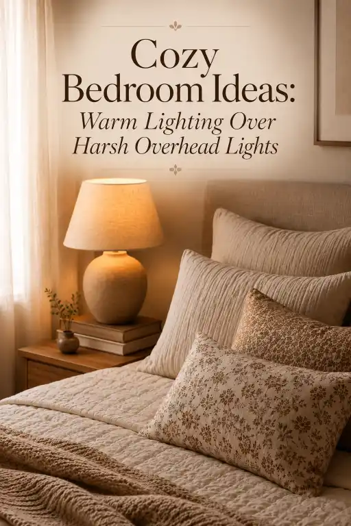 Cozy Bedroom Ideas Warm Lighting Over Harsh Overhead Lights