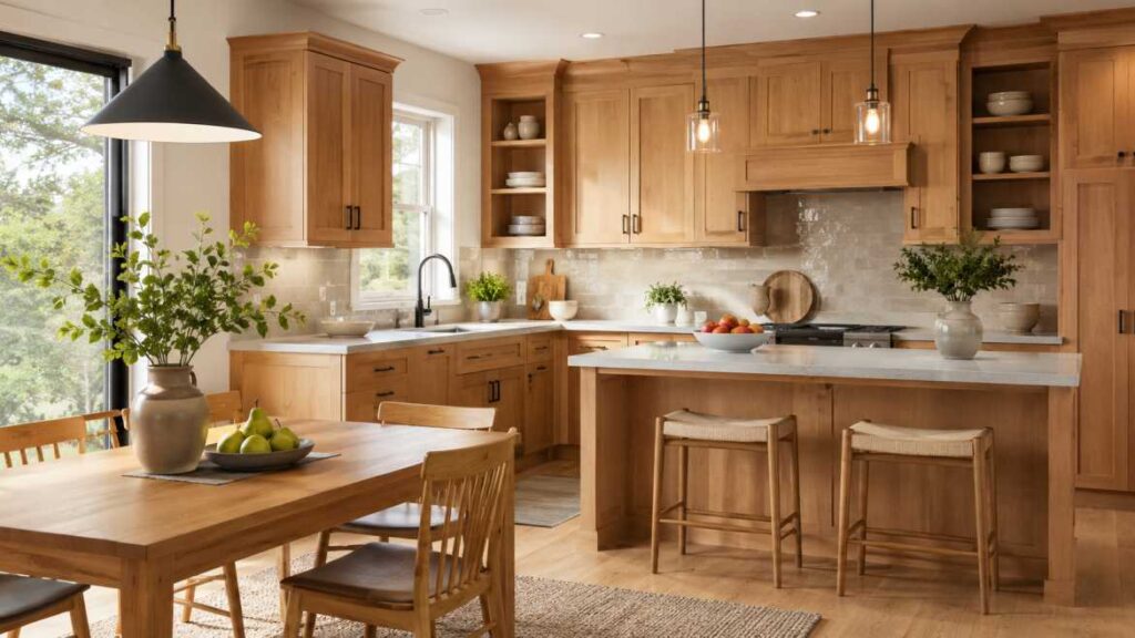 Maple Kitchen Furniture Cabinets, Tables & Styling Guide
