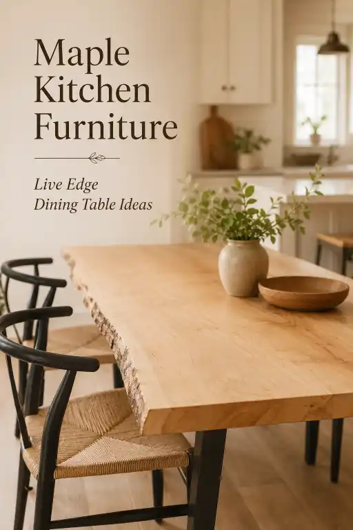 Maple Kitchen Furniture — Live Edge Dining Table Ideas