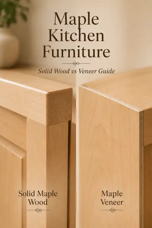 Maple Kitchen Furniture — Solid Wood vs Veneer Guide