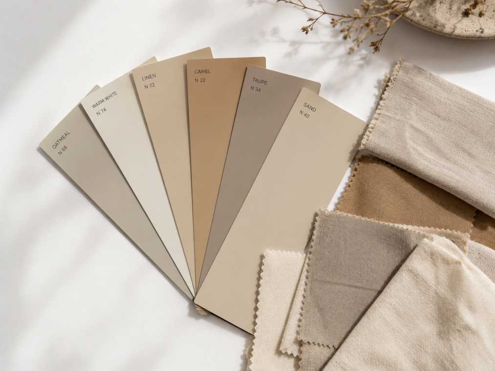Neutral color swatches