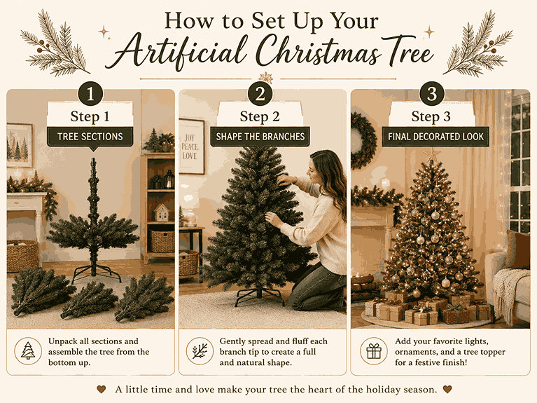 how to set up a home decorators collection christmas tree