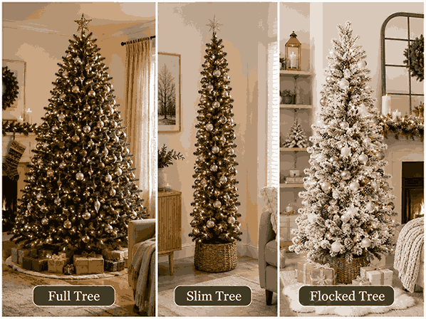 different styles of home decorators collection christmas tree