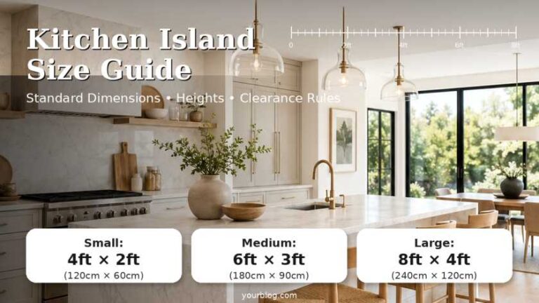 Kitchen Island Size: The Complete Guide to Getting It Right