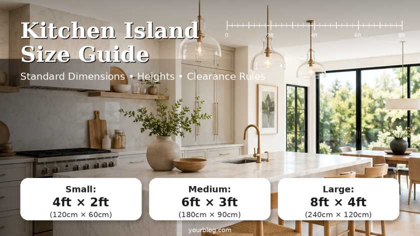 Kitchen Island Size: The Complete Guide to Getting It Right