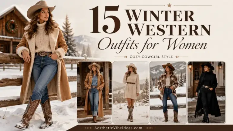 15 Winter Western Outfits for Women