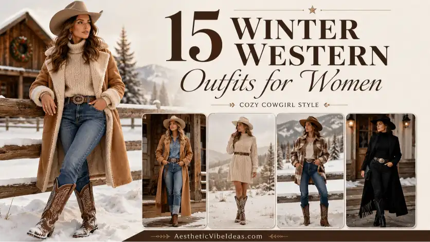 15 Winter Western Outfits for Women