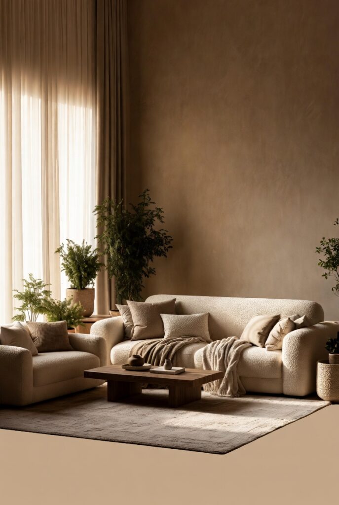 23 Ways to Make Your Space Feel Warmer - Calming Neutral Palette