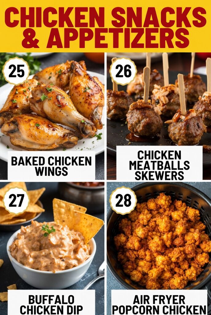40 Chicken Snack Recipes for Game Day and Parties