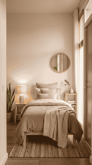 How to Create a Calm, Restful Small Bedroom
