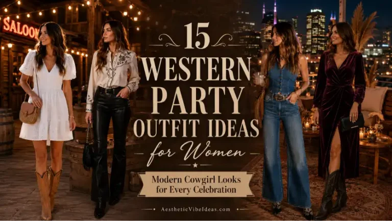 Western party outfit inspiration for women