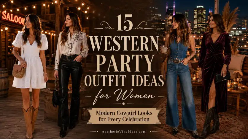 Western party outfit inspiration for women