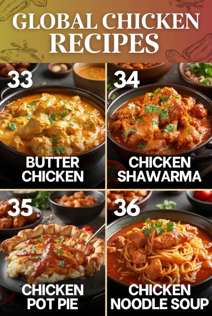 40 Global Chicken Recipes You Need to Try
Pinterest