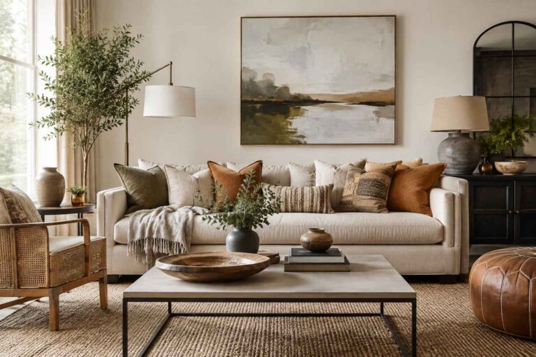 Shopify home decor ideas for a stylish living room