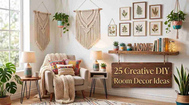 Top 25 Creative DIY Room Decor Ideas for a Modern and Cozy Home Makeover